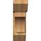 Ekena Millwork Westlake Slat Rough Sawn Bracket w/ Offset Brace, Western Red Cedar, 8"W x 24"D x 24"H BKT0806X24X24WTL06RWR - alternate 2